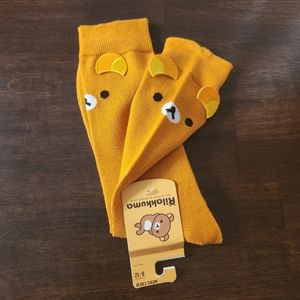 Rilakkuma Socks San-x Brown Bear Size 8-12